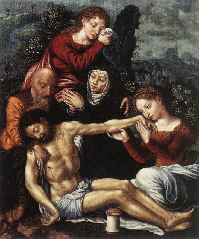 HEMESSEN, Jan Sanders van The Lamentation of Christ sg Sweden oil painting art